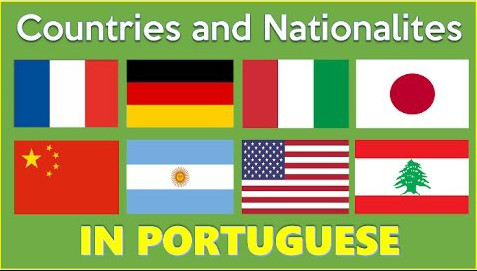 countries and nationalities in portuguese