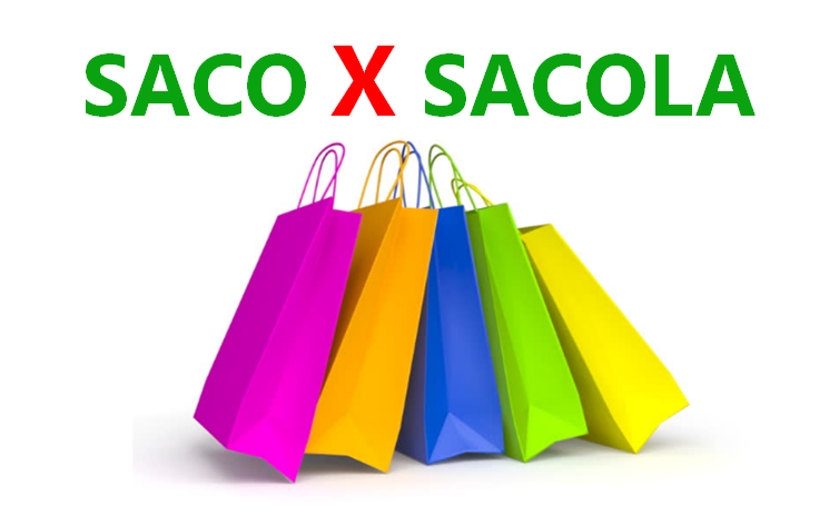 difference between saco sacola portuguese