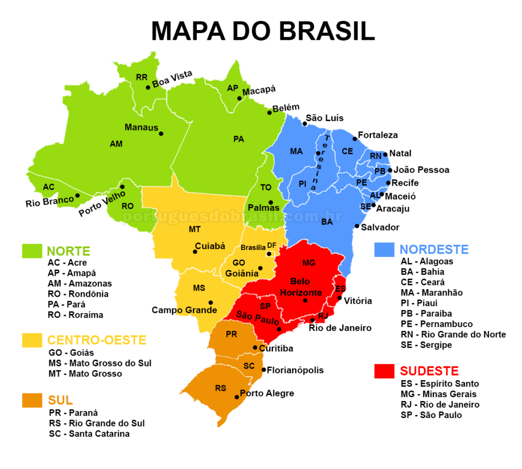 mapa brasil